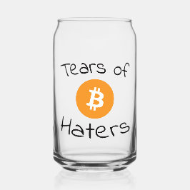 Tränen von Bitcoin Haters BTC Crypto Dosenglas