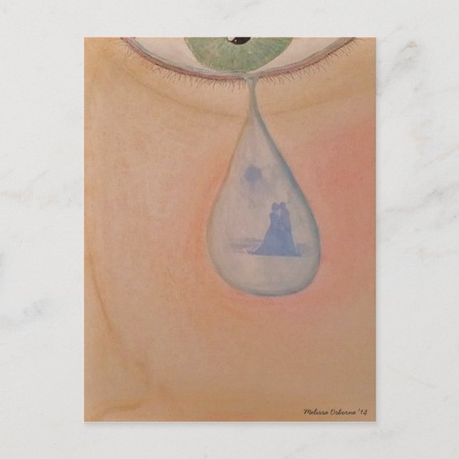Tränenkarte Postkarte (Vorderseite)