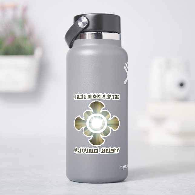 Tranfundierung im Heiligen Eucharisten Aufkleber (HydroFlask)