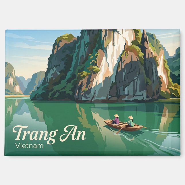 Trang An Landschaftskomplex Vietnam Magnet (Vorderseite)