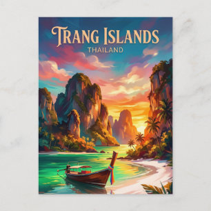 Trang-Inseln Thailand Postkarte