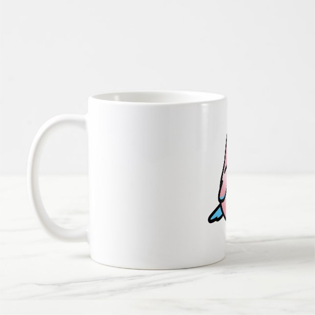 Trangender LGBT+ Prix Lovebird Kaffeetasse (Links)
