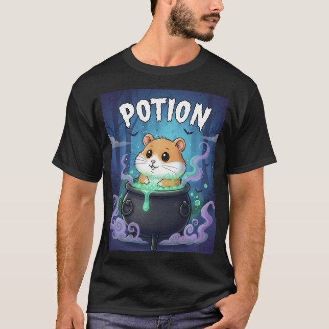 Trank – Kessel Hamster Halloween TinyFur T-Shirt (Vorderseite)