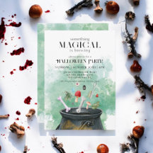 Tränke und Zauber Hexen Cauldron Halloween-Party