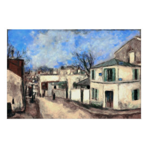 Tränkstraße in Paris. Poster