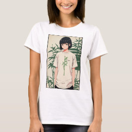 Tranquil Bamboo Stalk T - Shirt