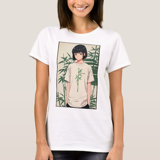 Tranquil Bamboo Stalk T - Shirt (Vorderseite)