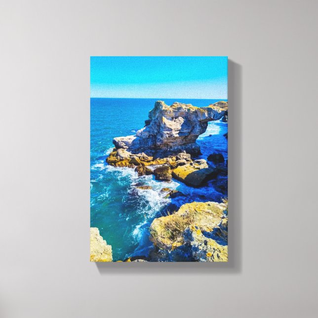 Tranquil Beach Wild Nature  Leinwanddruck (Vorderseite)