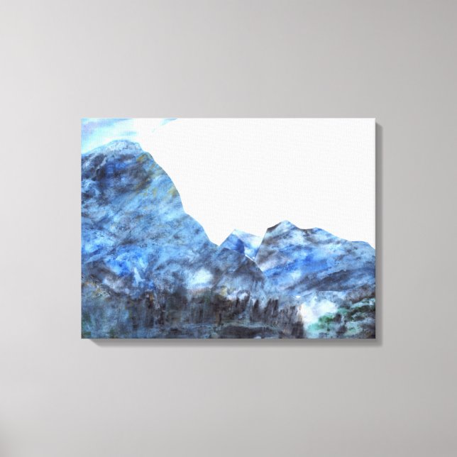 "Tranquil Blue" Kunstdrucke Canvas Leinwanddruck (Vorderseite)
