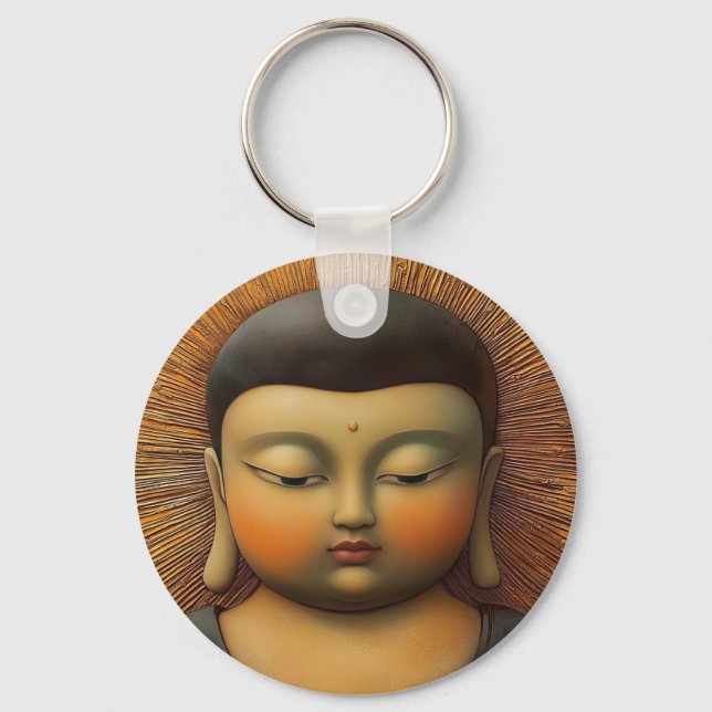 Tranquil Buddha Schlüsselanhänger (Vorderseite)