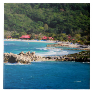Tranquil Island Paradise Labadee Haiti Fliese
