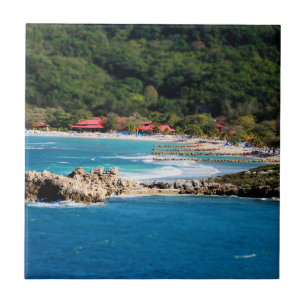 Tranquil Island Paradise Labadee Haiti Fliese