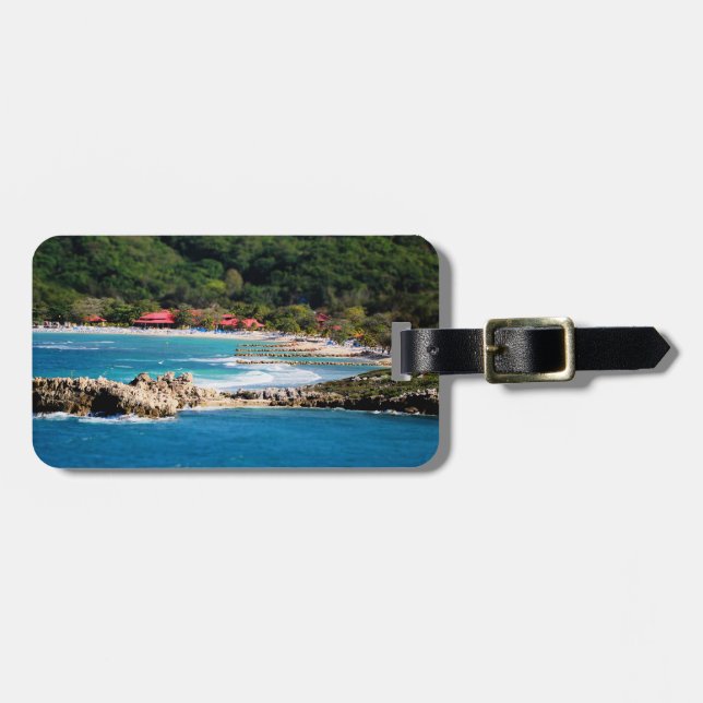 Tranquil Island Paradise Labadee Haiti Gepäckanhänger (Vorderseite horizontal)
