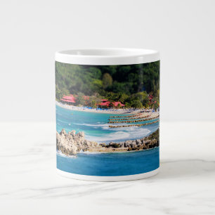 Tranquil Island Paradise Labadee Haiti Jumbo-Tasse
