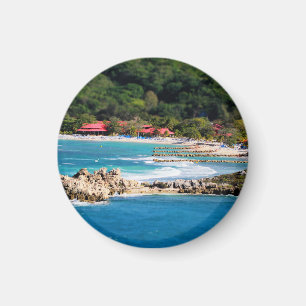 Tranquil Island Paradise Labadee Haiti Magnet