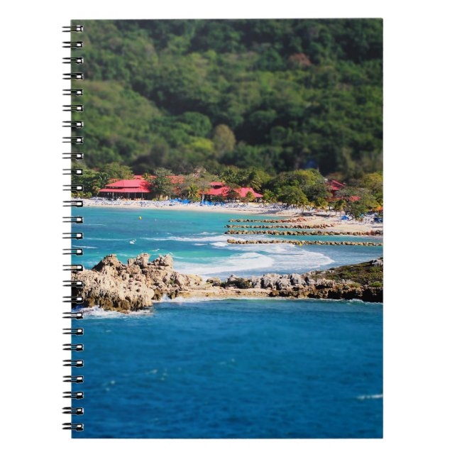 Tranquil Island Paradise Labadee Haiti Notizblock (Vorderseite)