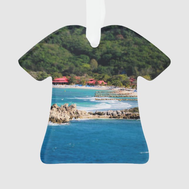 Tranquil Island Paradise Labadee Haiti Ornament (Vorderseite)