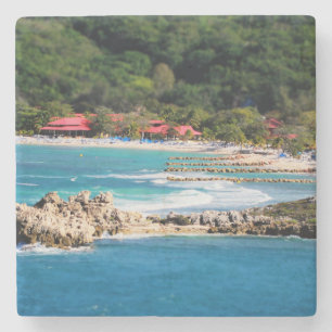 Tranquil Island Paradise Labadee Haiti Steinuntersetzer