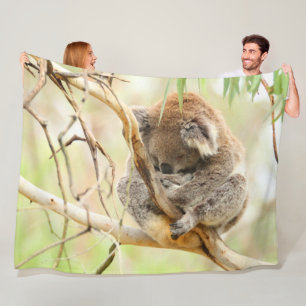 TRANQUIL KOALA FLEECEDECKE