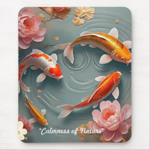 "Tranquil Koi Sanctuary" Mousepad