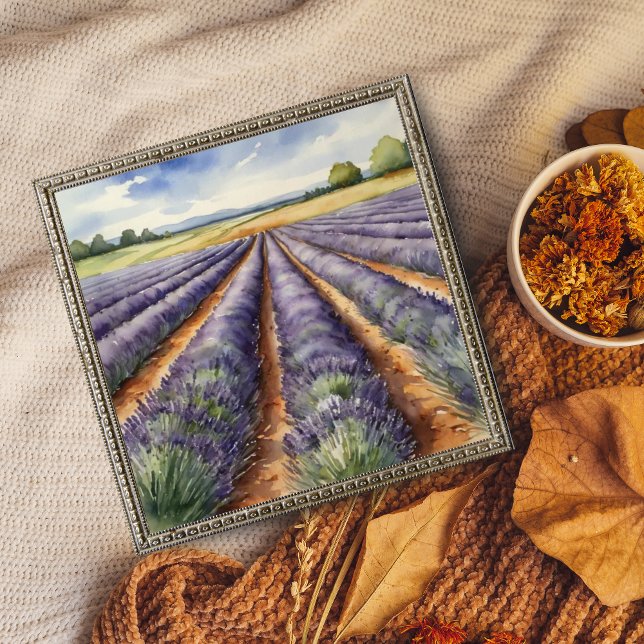: Tranquil Lavender Field Fotodruck (Von Creator hochgeladen)