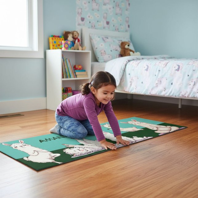 Tranquil Llama Yoga Mat Yogamatte (Von Creator hochgeladen)