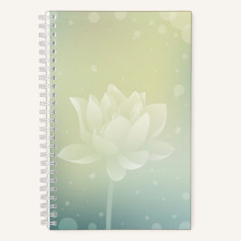 Tranquil Lotus Bloom Hardcover Kleines Notebook Notizbuch