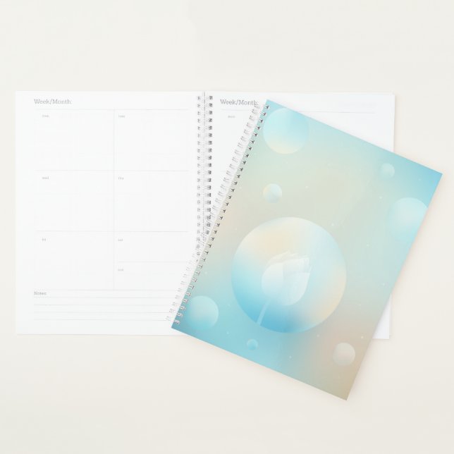 Tranquil Lotus Hardcover Daily Planner Planer (Anzeige)