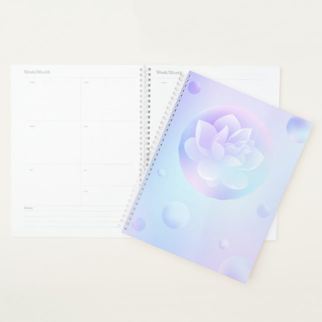 Tranquil Lotus Hardcover Daily Planner Planer (Anzeige)