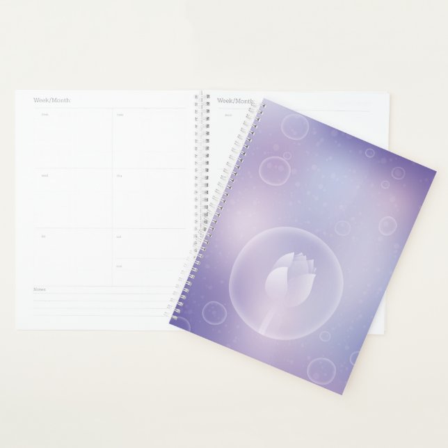 Tranquil Lotus Hardcover Daily Planner Planer (Anzeige)