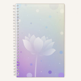 Tranquil Lotus Hardcover Kleines Notebook Notizbuch