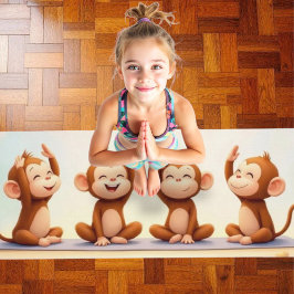 Tranquil Monkeys Trio Yoga Set Yogamatte