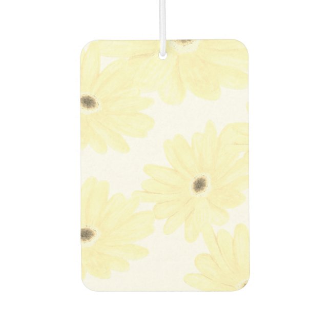 Tranquil Morning Yellow Flowers  Autolufterfrischer (Vorderseite)