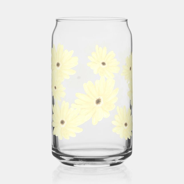 Tranquil Morning Yellow Flowers Dosenglas (Vorderseite)