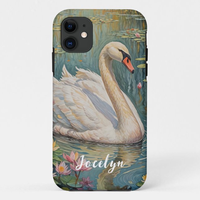 Tranquil Swan Serenade Case-Mate iPhone Hülle (Rückseite)