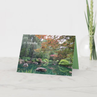 Tranquil Sympathy Card Karte