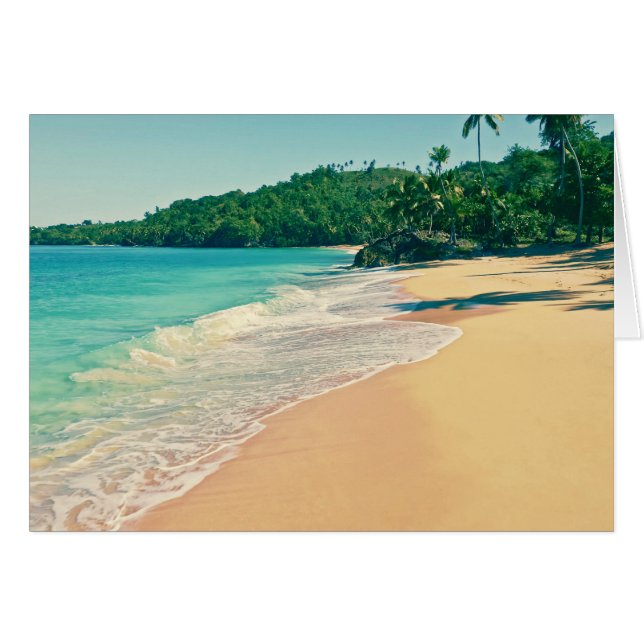 Tranquil Tropical Island Beach (Vorderseite (Horizontal))