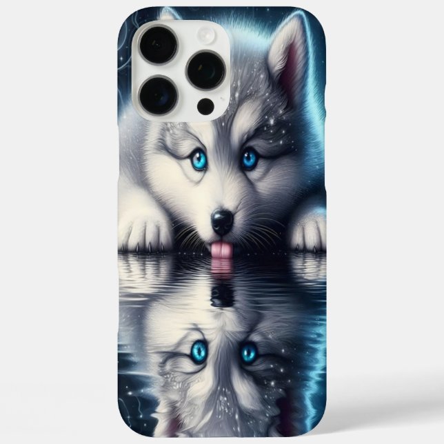 Tranquil Wolf Nature Scene Case-Mate iPhone Hülle (Rückseite)