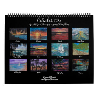 Tranquility 2025 Calendar by Artist Tammy Kalender