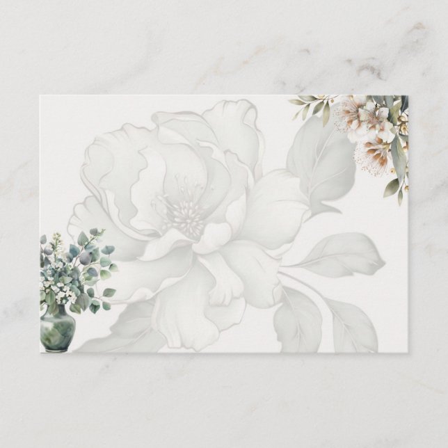 Tranquility Basic Blank Recicard Begleitkarte (Vorderseite)