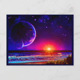 Tranquility Beach Post Card Postkarte