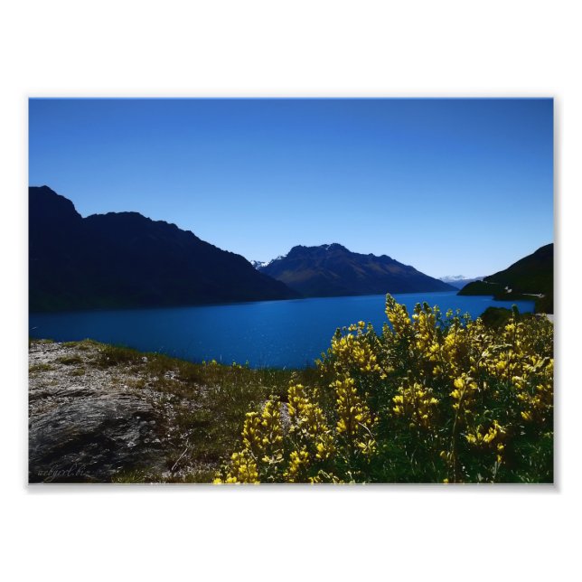 Tranquility Blues South Island, Neuseeland Foto (Vorne)