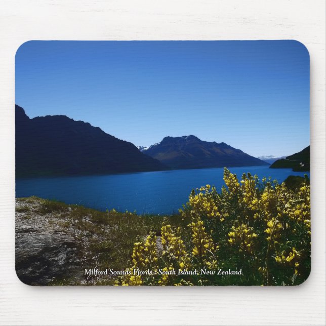 Tranquility Blues South Island, Neuseeland Mousep Mousepad (Vorne)