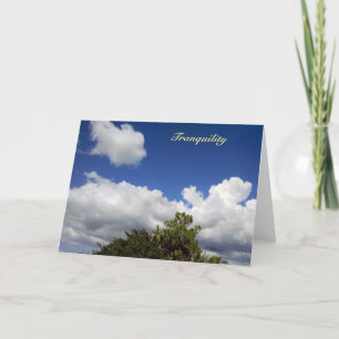Tranquility florida woluds Grußkarte Karte