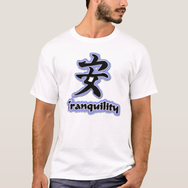 Tranquility-Kanji T-Shirt (Vorderseite)
