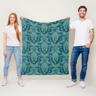 Tranquisit Safari Tapestry Pattern - Der weiße Lot Fleecedecke