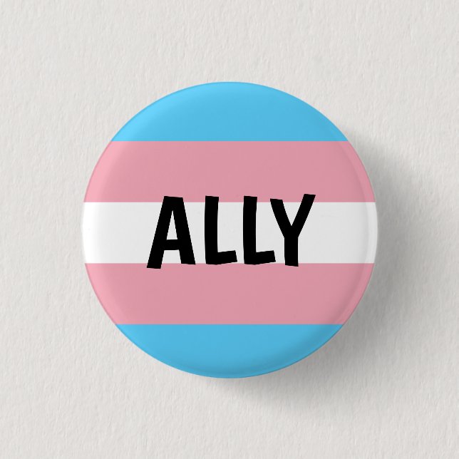 Trans Ally Button (Vorderseite)