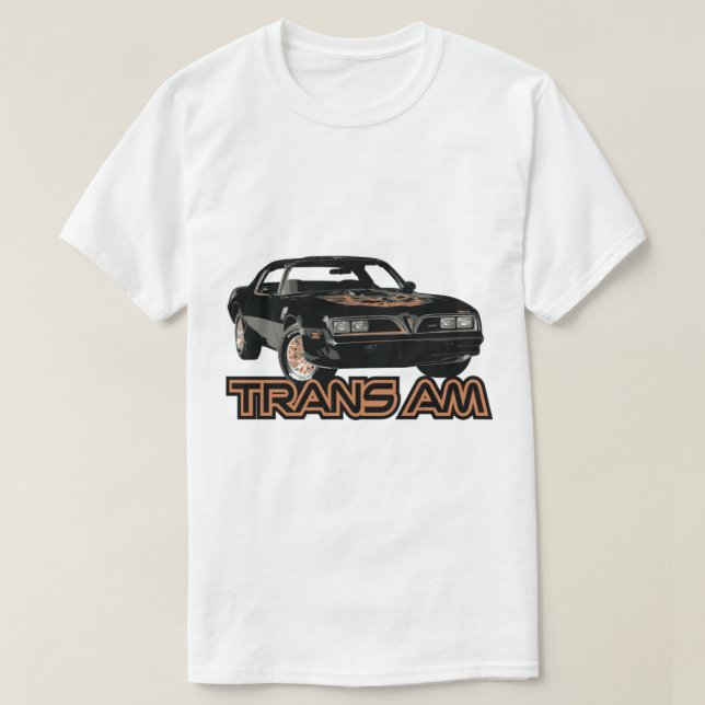 Trans am Smokey und die Bandit Car-Kunst T-Shirt (Design vorne)