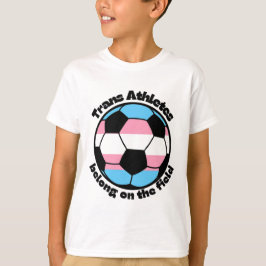 Trans Athleten Fußball T-Shirt