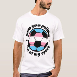 Trans-Athleten unterstützen -- Fußball T-Shirt